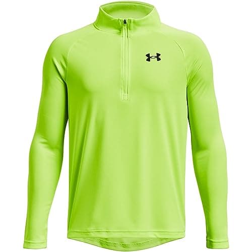 Image of Under Armour Boys Tech 2.0 Half Zip Top Junior Green 11-12 Years