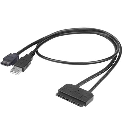 Image of Akasa AK-CBSA03-80BK Flexstor eSATA Cable for SATA HDD and SSD