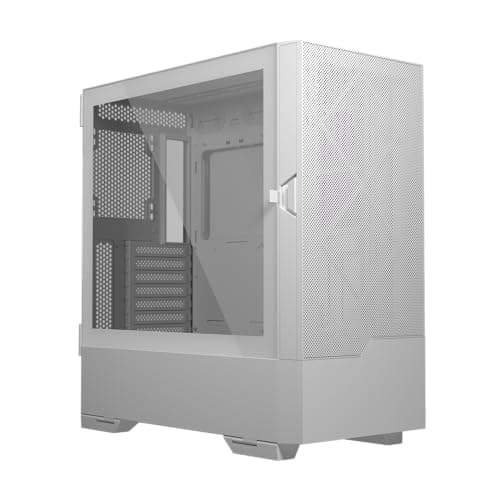 Image of iONZ PC Gaming Case - Mid Tower, High Airflow ATX, E-ATX | KZ-V Aether Mesh (Case Only, White)