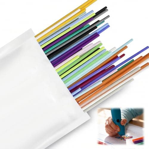Image of 320 Pieces 32 Colours 3D Pen Filament for 3 Doodlers Start Pen 2.5 mm, PCL Low Printing Temperature 3D Printing Pens Refills, for 3Doodler Start+ Pen