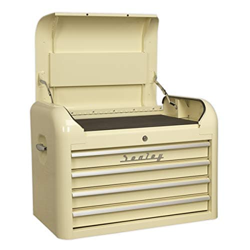 Image of Sealey Ap28104 Topchest 4 Drawer Retro Style