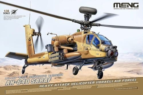 Image of Meng Model 1:35 - AH-64D Saraf Attack Helicopter Israel, One Size C