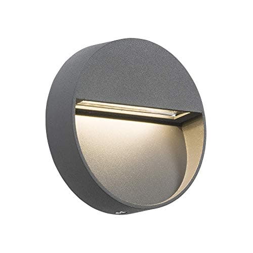 Image of Knightsbridge Guide Light, Die Cast Aluminium, 2 W, Grey, 11.5 x 2.8