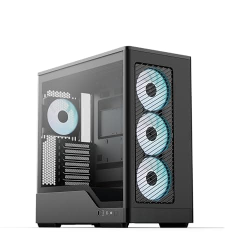 Image of Aerocool D520A-BK V1 PC Case, Medium, Black