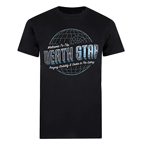 Image of Cotton Soul Star Wars Welcome to The Death Star, Unisex T Shirt, Black, Medium