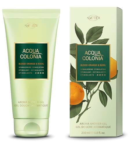 Image of 4711 Acqua Colonia Blood Orange & Basil | Shower Gel - Stimulating - Wellness for the Senses | 200 ml Aroma Shower Gel
