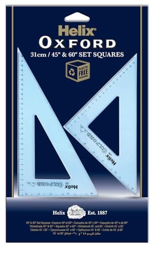 Image of Helix R36011 Oxford 31cm 45 & 60 degree Set Squares