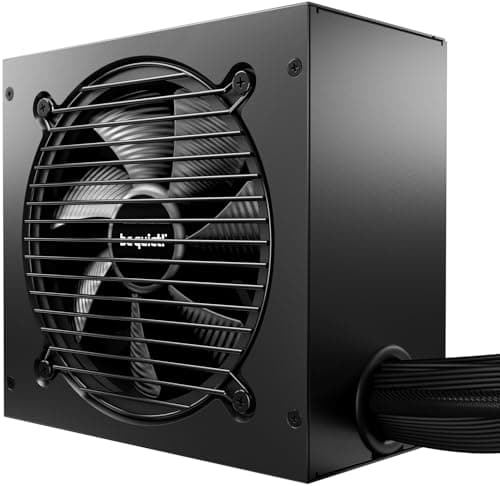 Image of be quiet! Pure Power 12 650W Power Supply, 80 PLUS® Gold Efficiency, ATX 3.1 With Full Support For PCIe 5.1 GPUs, Exceptionally Silent 120mm be quiet! Fan, LLC Technology, High-Performance 12V-Rail