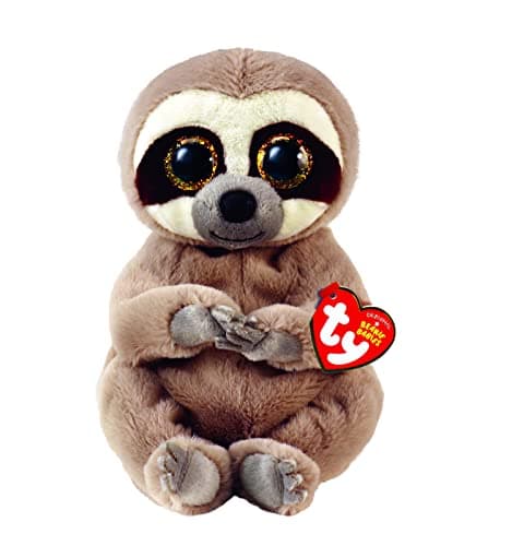 Image of Ty Silas Grey Sloth Beanie Bellies Regular | Beanie Baby Soft Plush Toy | Collectible Cuddly Stuffed Teddy