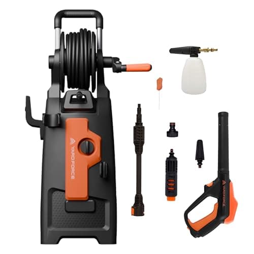 Image of Yard Force EW U15E 2200W High Pressure Washer with 150Bar Max Pressure and 450L/h Flow Rate