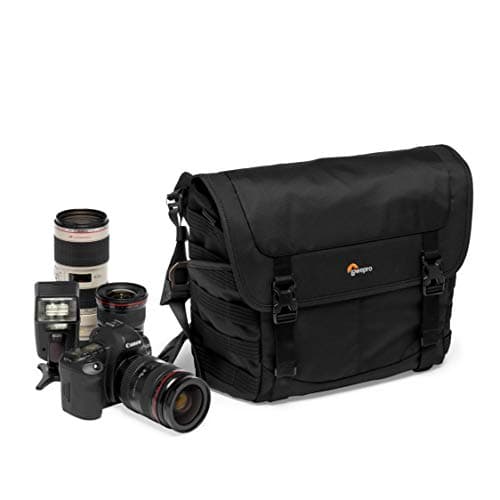 Image of Lowepro ProTactic MG 160 AW II Mirrorless and DSLR messenger - with QuickShelf divider system - camera gear to personal belongings - for Mirrorless Like Sony Apha9 - LP37266-PWW