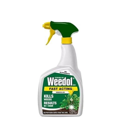 Image of Weedol Gun Fast Acting Weedkiller 1L - Kills Weeds Fast, Visible Results in 24 Hours, Ideal for Paths, Patios, Driveways, and Flower Beds, Easy-to-Use, Ready to Spray Solution.
