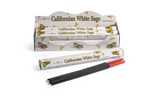 Image of Stamford London 37315 Californian White Sage Incense Sticks, 20 Sticks x 6 Packs