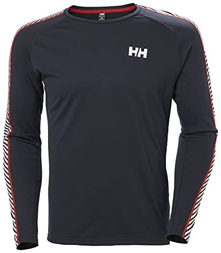 Image of Helly Hansen Men's Lifa Active Stripe Crew, Navy, L