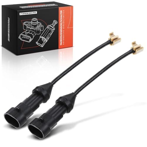 Image of Frankberg 2x Brake Pad Wear Sensor Brake Pad Wear Indicator Rear Axle Left Right Compatible with Daily IV 2006-2011 Daily V 2011-2014 Replace# 1906462