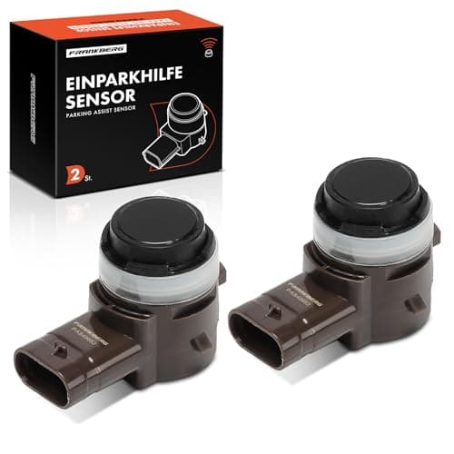 Image of Frankberg 2x Parking Assist Sensor Front Rear 3-Pin Compatible with A4 Avant 8W5 8WD I3 I01 A3 Sportback 8VA 8VF Q2 GAB GAG A1 Sportback GBA Replace# 66209274429