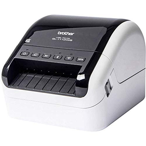 Image of Brother QL-1110NWB Label Printer (Interfaces: USB, Wi-Fi, LAN, Bluetooth, Suitable for Wide Labels and 4-Inch Shipping Labels)