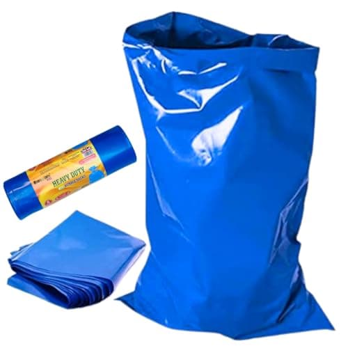Image of HOMESmith Large Heavy Duty Rubble Blue Sacks Builders and DIY Choice Rubble Bags - Pack of 5 HS-132
