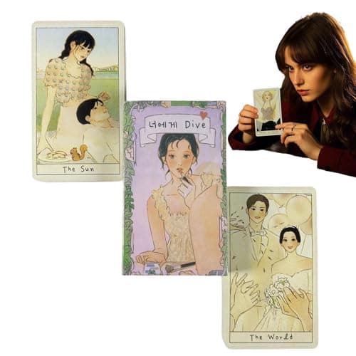 Image of Oracle Tarot Deck, Beginner Card Set, Portable Spiritual Cards with Guidebook for Meditation and Fortune Telling, Tarot Card Game for Adults Women, Divination Cards with Style Deck for Guidance