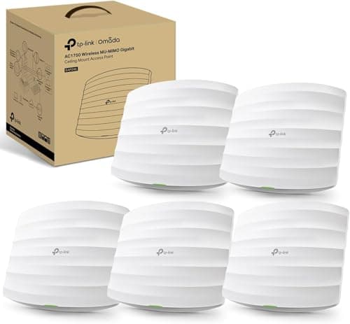 Image of TP-Link EAP245 V3 (5-Pack) | Omada AC1750 Gigabit Wireless Access Point | Business WiFi Solution w/Mesh Support, Seamless Roaming & MU-MIMO | PoE Powered | SDN Integrated | Cloud Access & Omada App