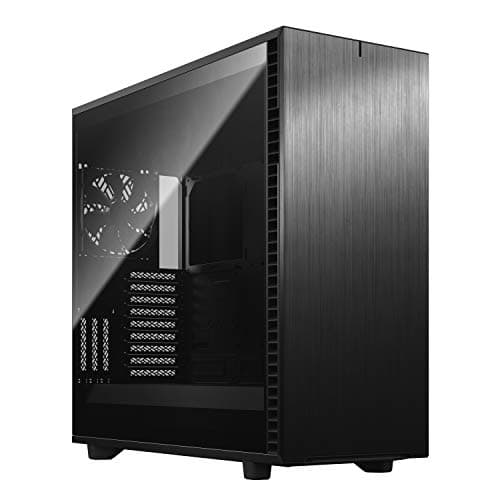 Image of Fractal Design Define 7 XL Black Brushed Aluminum/Steel E-ATX Silent Modular Dark Tinted Tempered Glass Window Full Tower Computer Case