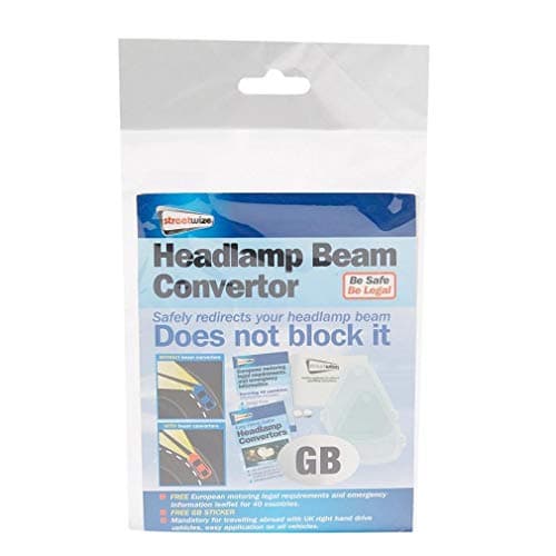 Image of Headlight Beam Deflector Adaptor Conversion Kit | Driving in Europe | UK Sticker Included | Cars Vans Trucks 4x4