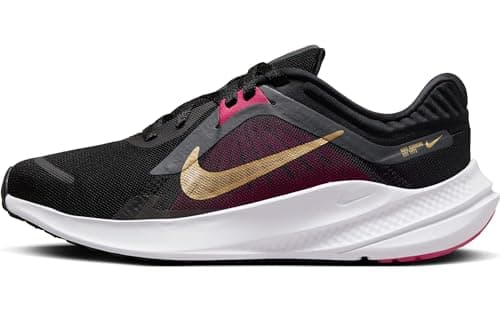Image of Nike WMNS Quest 5, Low Women, Black Metallic Gold Dk Smoke Grey, 4.5 UK
