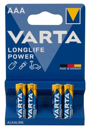 Image of Varta High Energy LR03 Micro AAA Battery (1.5 V, 2400 mAh, 4 Blister Pack)