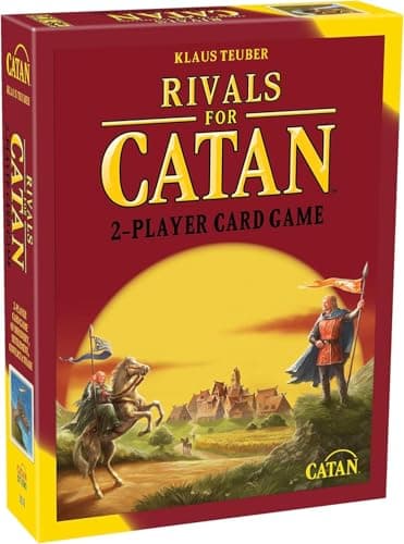 Image of CATAN UNBOX Now | The Rivals Board Game | Ages 10+ | 2 Players | 45-120 Minutes Playing Time,Gold