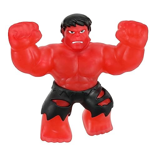Image of Heroes of Goo Jit Zu Goo Shifters the Marvel Stretchy Red Smash Hulk. Super Mushy Marvel 4.2-Inch Toy Figure. Crush the Core!
