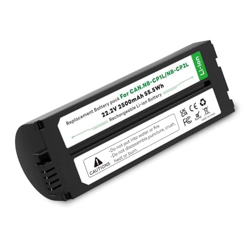 Image of 2500mAh NB-CP2L NB CP2L Battery for Canon NB-CP1L SELPHY CP100 CP200 CP300 CP400 CP510 CP600 Photo Printers