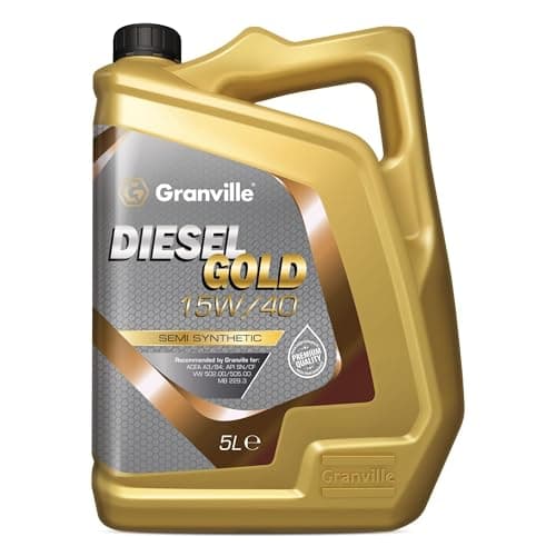 Image of Granville Diesel Gold 15W/40 Semi-Synthetic Engine Oil – 5L | High Performance Engine Lubrication Oil for Older Engines – ACEA A3/B4, API SN/CF | Extended Component Life