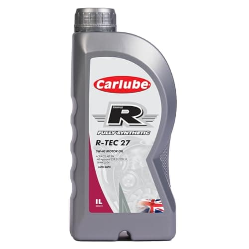 Image of Carlube Triple R 5W-40 ACEA C3, API SP Fully Synthetic Engine Oil R-TEC 27 1L