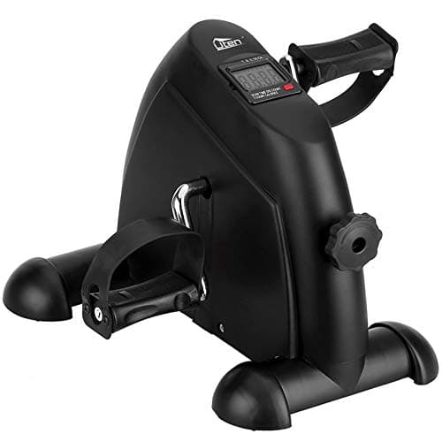 Image of Mini Exercise Bike Pedal Exerciser Resistance Cycle Indoor Gym Office Fit Black