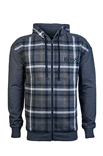 Image of BOSS Men's Heritage Jacket Hood Hoodie, Grey (Medium 036), Small