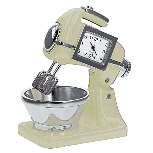 Image of Miniature Cake - Food Mixer Novelty Quartz Movement Collector Clock WM Widdop 9610