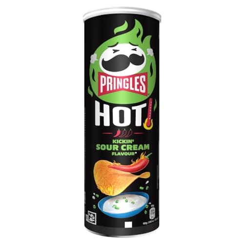 Image of Pringles Hot Kickin Sour Cream Flavour 160g