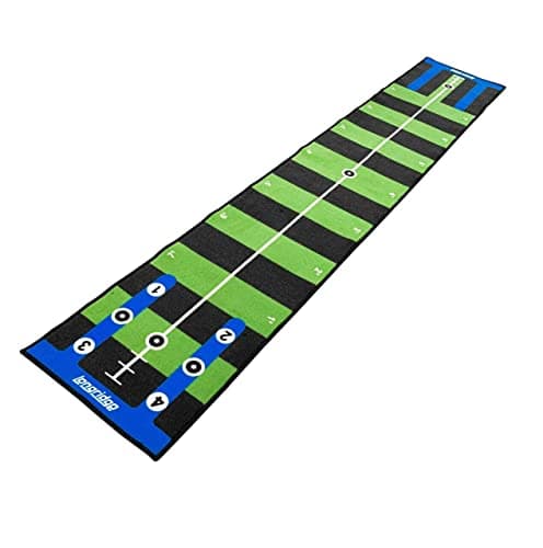 Image of Longridge Golf Pro Putting Mat 3m, Green/Black