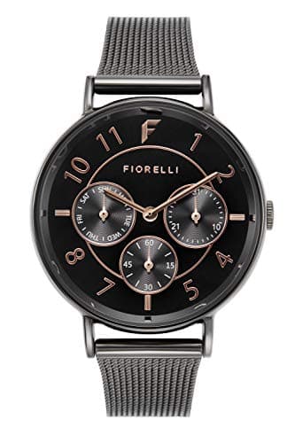 Image of Fiorelli Womens Quartz Watch, Analogue Classic Display and Aluminium Strap FO047BM
