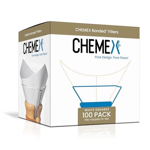 Image of Chemex Classic Coffee Filters, Squares, 100 ct - Exclusive Packaging