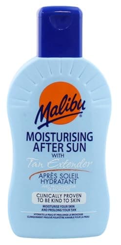 Image of Malibu Sun After Sun Tan Extending Lotion, Moisturising After Sun Care to Prolong Natural Tan, Hydrating Body After Sun Lotion, Original, 400ml