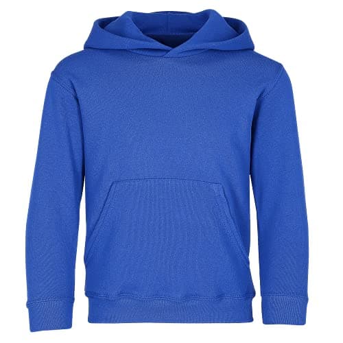 Image of Fruit of the Loom Childrens Unisex Hooded Sweatshirt/Hoodie (12-13) (Royal)