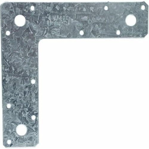 Image of Simpson Strong-Tie 6 in. x 6 in. 14-Gauge Galvanized L Strap (Pack of 10)