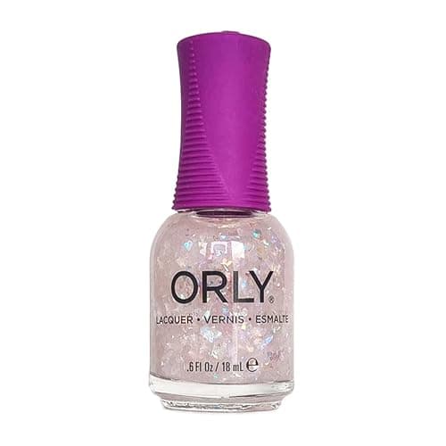 Image of ORLY Kick Glass Nail Polish Topper (18ml), Glass Effect Confetti Nail Varnish