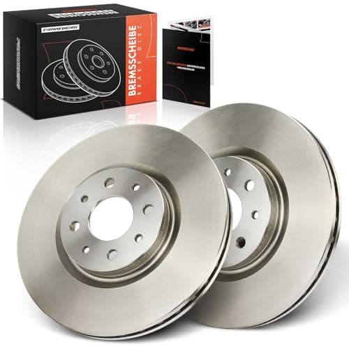 Image of Frankberg Brake Disc Set incl. 2x Discs Front Vented Ø281mm Compatible with mito 955 Bravo II 198 Delta III 844 Stilo Multi Wagon 192 Replace# 46765546