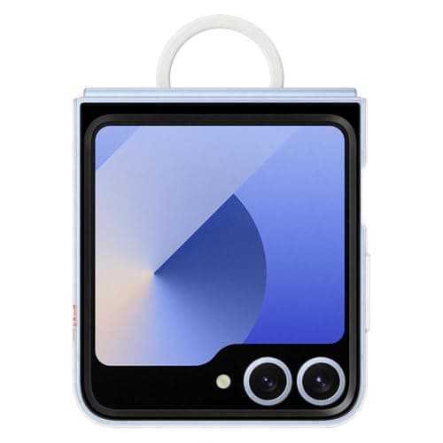 Image of Samsung Galaxy Official Clear Case with Ring for Galaxy Z Flip6, Transparent