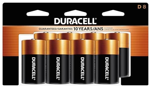 Image of Duracell - CopperTop D Alkaline Batteries with recloseable package - long lasting, all-purpose D battery for household and business - 8 count