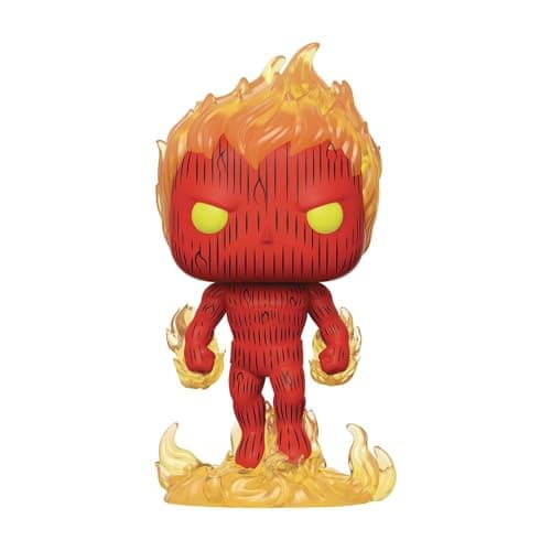 Image of Funko POP! Marvel: Fantastic Four - the Human Torch Torch - Collectable Vinyl Figure - Gift Idea - Official Merchandise - Toys for Kids & Adults - Comic Books Fans - Model Figure for Collectors