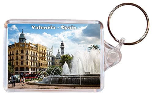 Image of Valencia - Spain - Double Sided Large Keyring Gift/Present/Souvenir BBSK1603