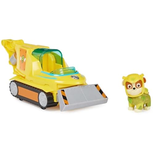 Image of Paw Patrol Aqua Pups Rubble Transforming Hammerhead Shark Vehicle with Collectible Action Figure, Kids’ Toys for Ages 3 and up